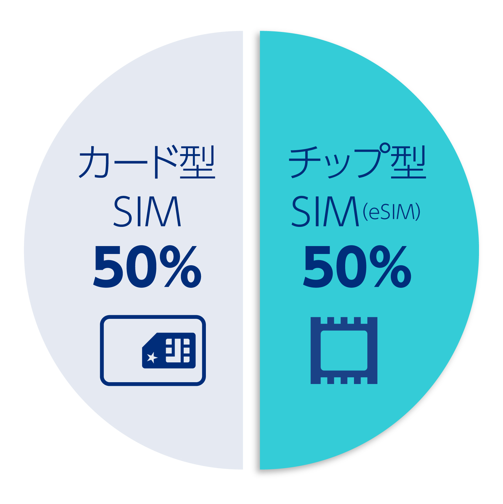 チップ型SIM (eSIM)