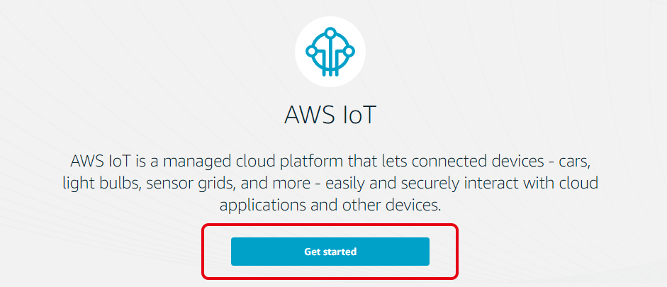 AWS IoT Get started