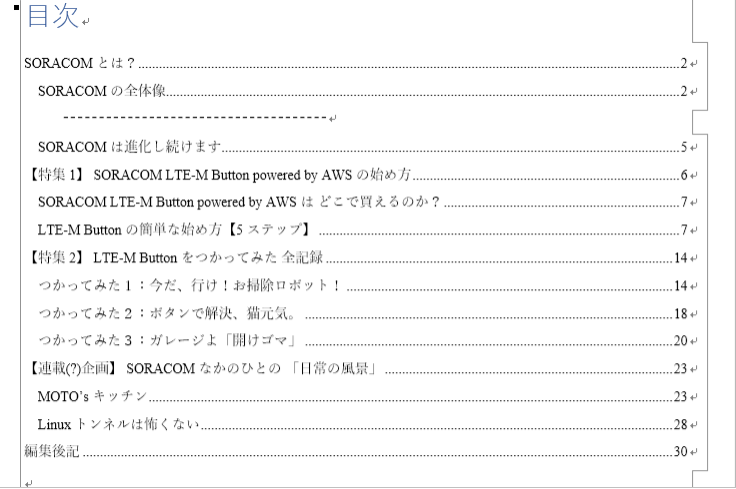 SORAZINE index